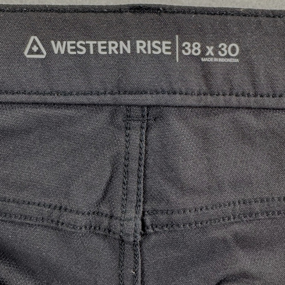 Western Rise Diversion Pant Mens 38x30 Gray 4-Way Stretch Travel Tech Trousers - Picture 4 of 10